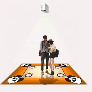 HD 3d hologram interactive floor projection, magic interactive led projection screen dance floor on sale.