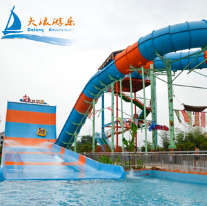 Trượt Nước Boomerang Chất Lượng Cao Cho Công Viên Giải Trí Dưới Nước Hỗ Trợ Màu Tùy Chỉnh Chứng Chỉ CE/TUV/ISO9001 - Product Image 2