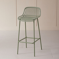 Chaises de bar empilables en plastique modernes et simples, écologiques, pour café, usage commercial, tabourets de bar personnalisés, chaise haute moderne