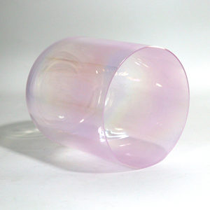 Cuenco <span class=keywords><strong>de</strong></span> Cristal Transparente con Degradado Rosa Aurora para <span class=keywords><strong>Sanación</strong></span>, Meditación, Música, Percusión, Instrumento Musical, Yoga - Product Image 3