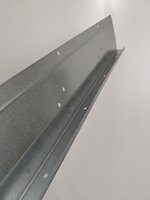 G60 Galvanizado, Canal de drenaje en J de 2 pulgadas de profundidad, venta al por mayor de fábrica y servicio personalizado