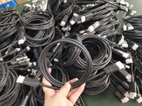 Câble adaptateur mâle-mâle plaqué or 4K*2K de haute qualité pour applications d'ordinateur, de moniteur et d'enceintes, normes DP1.2