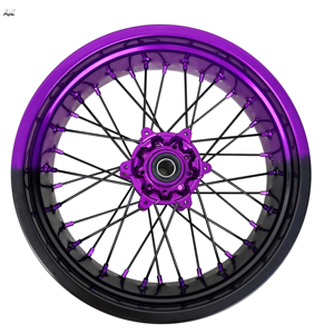 Ruedas <span class=keywords><strong>KTM</strong></span> EXC SXF XC XC-W Supermoto, Llantas de 17 Pulgadas, Bujes de Aluminio 7116 CNC, Juego de Ruedas <span class=keywords><strong>Supermotard</strong></span> de Alta Durabilidad - Product Image 5