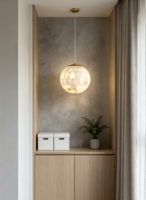 Lustre sphérique moderne de luxe fait main en albâtre naturel, suspension personnalisée en pierre de marbre pour salle à manger et projets hôteliers