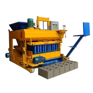 Half-Automatische Baksteenmachine Massief Blok Lego Machine Voor Cement En Vliegas Met Betrouwbare Pomp En Motoronderdelen