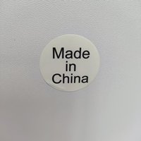 Étiquettes autocollantes découpées à l'emporte-pièce, transparentes, écologiques, imperméables et résistantes à l'huile, pour l'identification de l'origine des produits en vrac, destinées à l'exportation