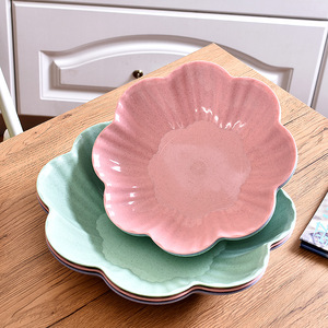 Plato de plástico con forma de flor para frutas, plato pequeño para aperitivos, para fiestas y uso doméstico. - Product Image 1