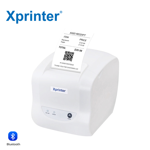 Xprinter XP-58IIQ Best Seller Popular Thermal Printer 58mm Mini Bluetoot h Imprimante Thermique Thermal Receipt POS Printer