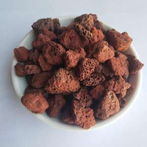 Gros roches volcaniques en vrac <span class=keywords><strong>pierre</strong></span> de cuisson en basalte naturel calciné grand gril de roche de lave rouge noir dans le foyer pour barbecue - Product Image 3