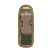 Holster de lampe de poche LED tactique rotative à 360 degrés pochette de taille extérieure en nylon compatible Molle pour une utilisation polyvalente