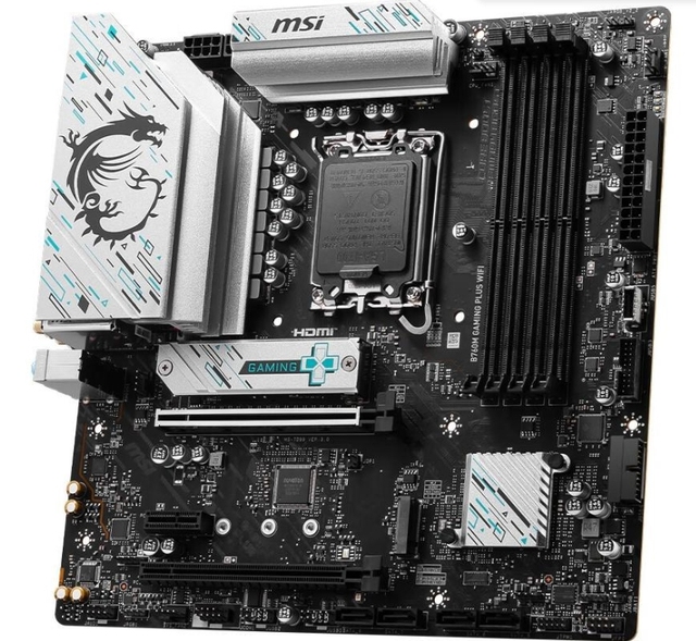MSI B760M GAMING PLUS WIFI DDR5 Gaming Motherboard LGA 1700 Socket Micro-ATX