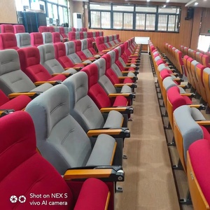 Стул для аудитории со спинкой складной коврик для письма, место для лекционного зала для школы, конференции, для университета - Product Image 4