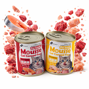 Vente en gros de friandises pour animaux de compagnie à base de crème de viande véritable riche en protéines, 400 g - Product Image 1