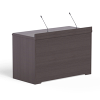 Personnalisable Bois Massif Moderne Simple Debout Réunion Bureau Bureau Rectangle Forme Durable Grande Capacité Conférence Hôtels