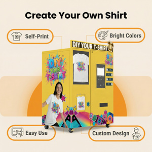 2026 New Trend DIY Clothing Self-Service Printer Vending Machine Accommodates Short-sleeved Shirts or Sweatshirts for Sale Vendi - Product Image 3
