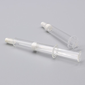 Toptan 1ml 3ml 5ml 10ml şeffaf plastik yağ kozmetik ambalaj için Luer kilidi ile önceden doldurulmuş şırınga - Product Image 2