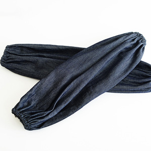Manchons de protection en jean longs en toile anti-poussière pour le soudage, couleur unie, imperméables, pour adultes - Product Image 1
