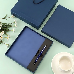 Custom Logo Silk Screen Printed Eco-friendly A5 Notebook Pen Cover Magnet Souvenir Corporate Business <b>Gift</b> <b>Box</b> Set <b>Gift</b> - Product Image 6