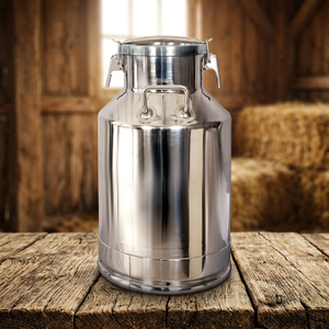 Bidón de Leche de Acero Inoxidable 304 de Grado Alimenticio, Resistente, con Tapa Hermética, para Transporte y Almacenamiento de Líquidos - Product Image 4
