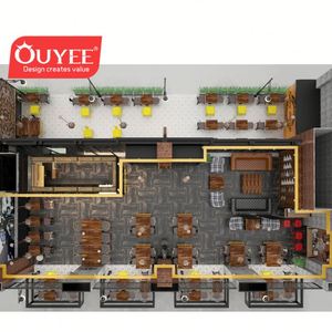 Kiosque de nourriture Rmu au détail de conception libre du centre commercial 3D des kiosques de fontaine de chocolat à vendre Ofkiosk - Product Image 5