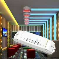 Controlador LED Profesional de 6 Canales de Alta Corriente con Modos DIY Programables y Concentrador de Atenuación Multicanal