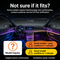 Kit d'éclairage d'ambiance pour voiture Glint OEM ODM, n°1 des ventes, éclairage LED intérieur pour voiture, bande LED Symphony RGB pour 98% des voitures