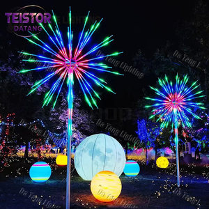 ไฟ LED รูปแบบดอกไม้ไฟ สำหรับตกแต่งต้นคริสต์มาส โครงการประดับไฟ ตลาดกลางคืน ลานกิจกรรม และงานแสดงเทศกาลฤดูหนาว - Product Image 4