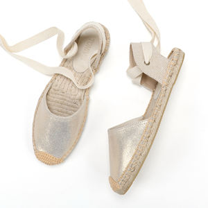 Sandales romaines en cuir à lanières plates pour femmes de haute qualité nouveau Style espadrilles en peau de vache chaussures confortables pour femmes PU utilisation en plein air - Product Image 4