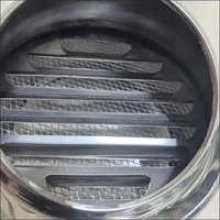 Grille d'aération murale en acier inoxydable 304 de 100 mm avec moustiquaire pour tuyau PVC de 110 mm, idéale pour cuisine, salle de bain et conduits CVC