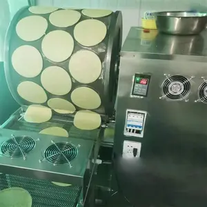 เครื่องทำขนมปังไฟลนก้นแบบอาหรับเครื่องทำขนมปังขนาดเล็กแบบอัตโนมัติขนาดเล็ก