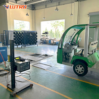 Línea de Pruebas de Vehículos LUTRO, Probador de Frenos + Probador de Velocidad + Probador de Deslizamiento Lateral de Placa Única para Fábricas de Automóviles