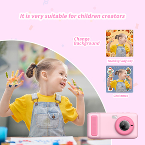 Fotocamera Giocattolo Interattiva per <span class=keywords><strong>Disegno</strong></span> Creativo con Sensore CMOS e Supporto MicroSD, Strumento di Apprendimento Divertente per Bambini - Product Image 4