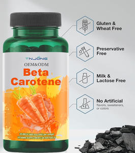 Cápsulas blandas de betacaroteno de Etiqueta Privada, suplemento alimenticio, cápsulas de betacaroteno de vitamina A, tabletas - Product Image 6