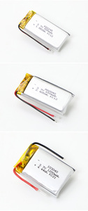 Mẫu miễn phí nhà máy có thể sạc lại Lipo 802030 3.7V Li-polymer pin 400mAh 802030 <span class=keywords><strong>Lithium</strong></span> Polymer Pin cho tai nghe - Product Image 6