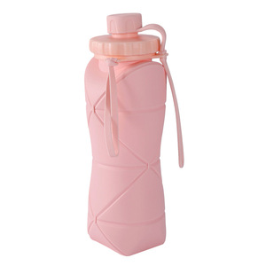 Bouteille d'eau pliable en silicone de qualité alimentaire IStapromo Gifts 600 ml, résistante aux hautes températures, pour le sport et les voyages en plein air - Product Image 4
