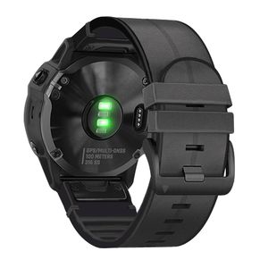 <span class=keywords><strong>Bracelet</strong></span> en silicone en <span class=keywords><strong>cuir</strong></span> pour <span class=keywords><strong>Garmin</strong></span> Fenix 7 7X 6 6X Pro 5 5X Plus 3HR 945 <span class=keywords><strong>Bracelet</strong></span> 26mm 22mm <span class=keywords><strong>Bracelet</strong></span> de montre - Product Image 1