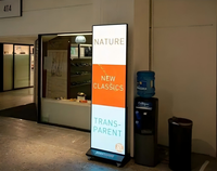 Affichage LED à haute fréquence de rafraîchissement 3840Hz, affichage numérique HD P2.5 640x1920mm pour centre commercial, restaurant