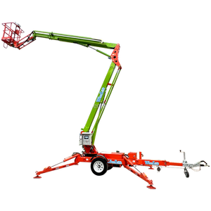 Sollevatore portatile telescopico rimorchio aereo 12m-24m trainabile Manlift dietro piccolo braccio Man Lift - Product Image 5