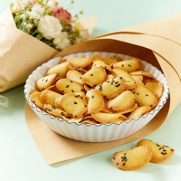 Rouleaux aux œufs frits de haute qualité, texture croustillante, emballage personnalisé avec étiquette privée, classique 1 * 300g * 12 sachets, pour le goûter