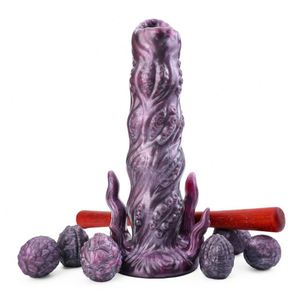 Wholelsale Laying Eggs Ovipositor Hollow <b>Dildo</b> Anal Plug Vaginal Stimulator Adult Toy Female Masturbation Couple Sex Games - Product Image 1