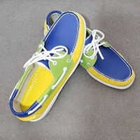 Mocassins de marche décontractés pour hommes en cuir de vache souple, à lacets, plateforme, respirants, confortables, tendance, colorés