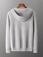 Nouvel ensemble homme automne-hiver : pull en cachemire, cardigan décontracté à fermeture éclair, survêtement épais