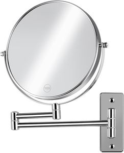 Hotel moderno clásico cromado <span class=keywords><strong>espejo</strong></span> montado en la pared baño vestidor decoración <span class=keywords><strong>360</strong></span> grados doble cara 1X <span class=keywords><strong>espejo</strong></span> de aumento - Product Image 2
