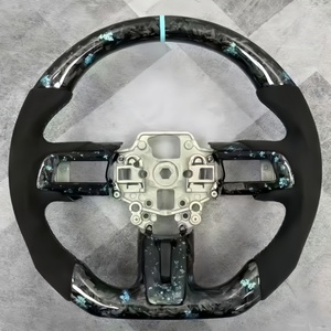 Volante de Cuero Personalizado con Fibra de Carbono para <span class=keywords><strong>Ford</strong></span> <span class=keywords><strong>Mustang</strong></span> 2015 2016 2017 2018 2019 2020 2021 2022 <span class=keywords><strong>GT</strong></span> <span class=keywords><strong>Shelby</strong></span> - Product Image 6