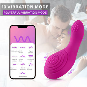 Niusida culotte 10 fréquence oeuf vibrant APP télécommande sans fil double moteur Vibration Masturbation sexuelle féminine - Product Image 2