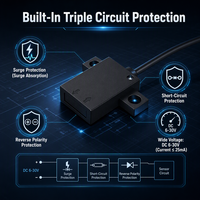 Saklar Fotoelektrik Datar Deteksi Kapasitor Tray 5mm Sensor Optik Miniatur Reflektif Difus untuk Perakitan Elektronik