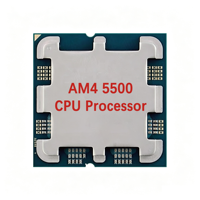 Processeur AM4 5500 CPU 6 cœurs 12 threads pour ordinateur de bureau, vente en gros OEM