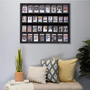 Đen 36 thẻ bóng chày hiển thị trường hợp hiển thị duy nhất hiển thị trường hợp phân loại thẻ thể thao hiển thị trường hợp - Product Image 5