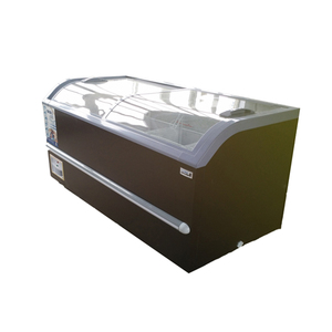 Congélateur-îlot combiné personnalisable, Réfrigérateur commercial, Vitrine réfrigérée pour fruits de mer, Congélateur de supermarché - Product Image 1