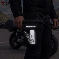 Sac de cuisse pour moto MOTOCENTRIC, sac de jambe imperméable 3L, pochette de jambe réfléchissante pour la sécurité nocturne, sac de hanche pour le cyclisme, hommes et femmes